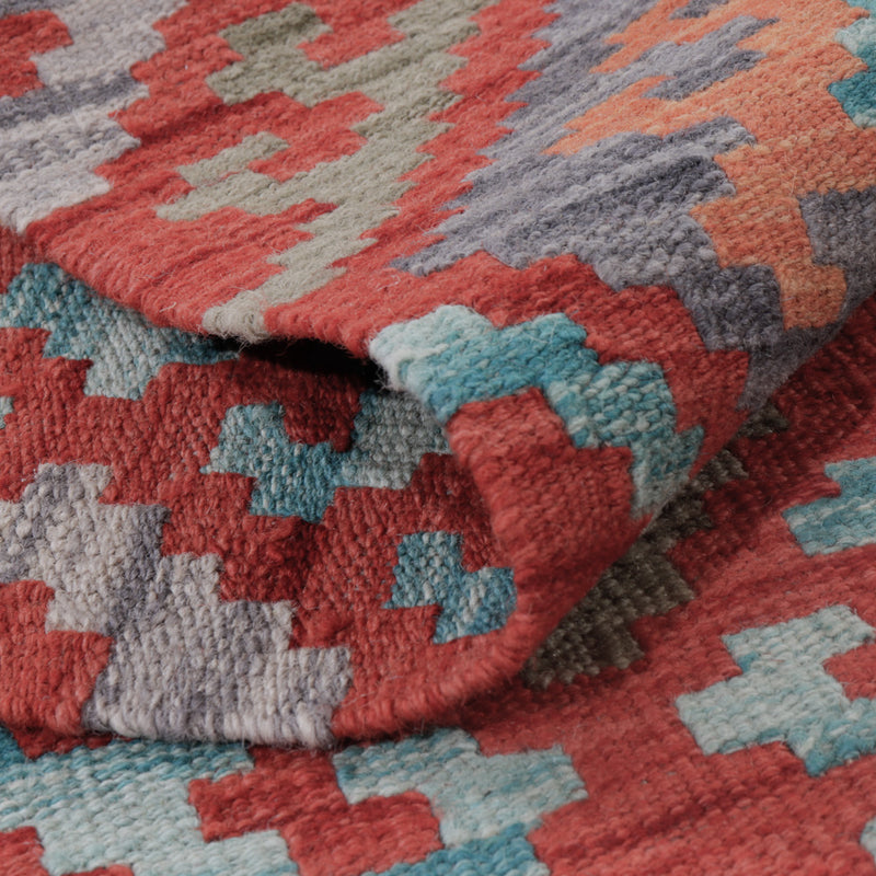 Kelim Rug - Splash - 130 x 79 cm - multicolored