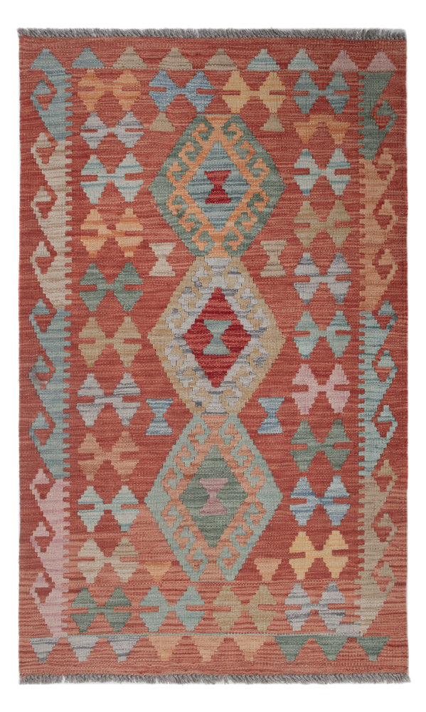 Kelim Rug - Splash - 130 x 78 cm - multicolored