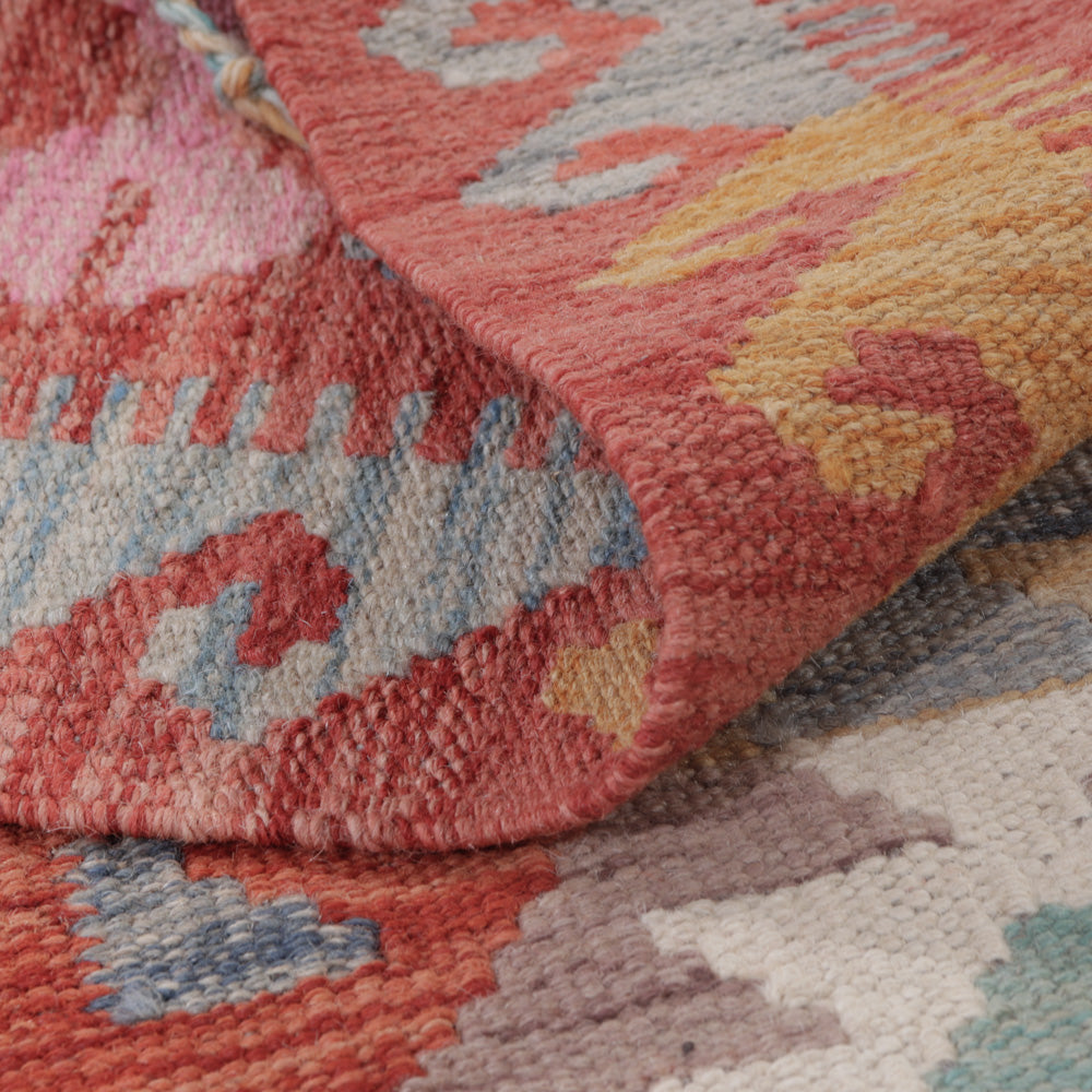 Kelim Rug - Splash - 130 x 76 cm - multicolored