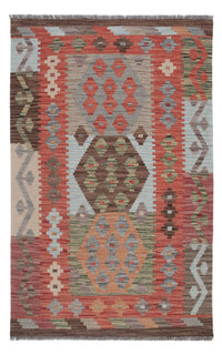 Kelim Teppich - Splash - 131 x 83 cm - mehrfarbig