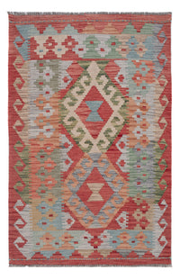 Kelim Rug - Splash - 123 x 79 cm - multicolored