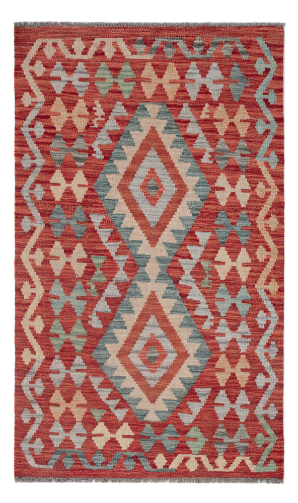 Kelim Rug - Splash - 130 x 80 cm - multicolored