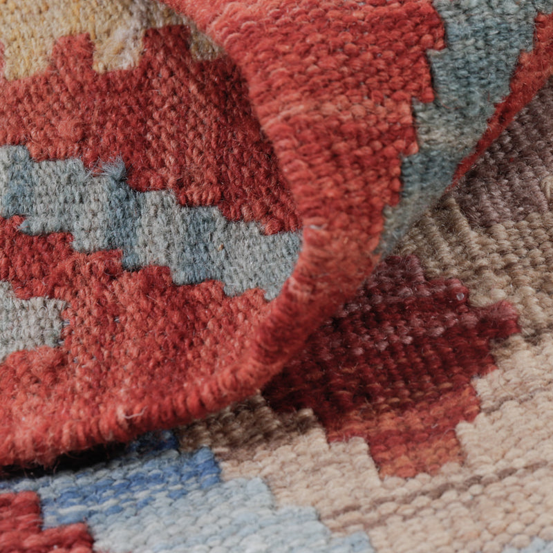 Kelim Teppich - Splash - 114 x 81 cm - mehrfarbig