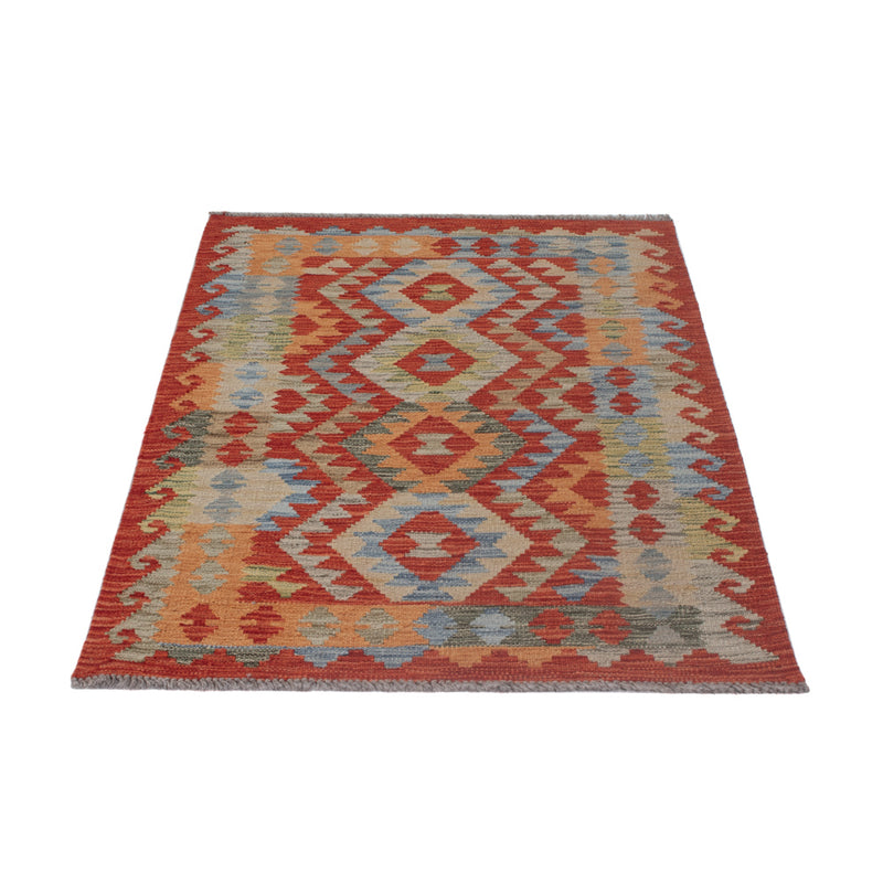 Kelim Rug - Splash - 131 x 86 cm - multicolored