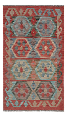Kelim Rug - Splash - 124 x 72 cm - multicolored
