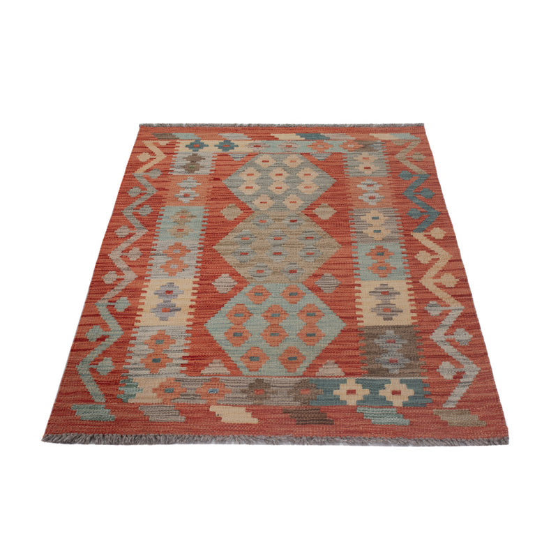 Kelim Teppich - Splash - 123 x 82 cm - mehrfarbig