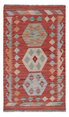 Kelim Rug - Splash - 125 x 72 cm - multicolored