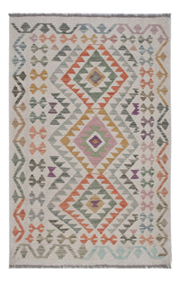 Kelim Rug - Splash - 134 x 87 cm - multicolored