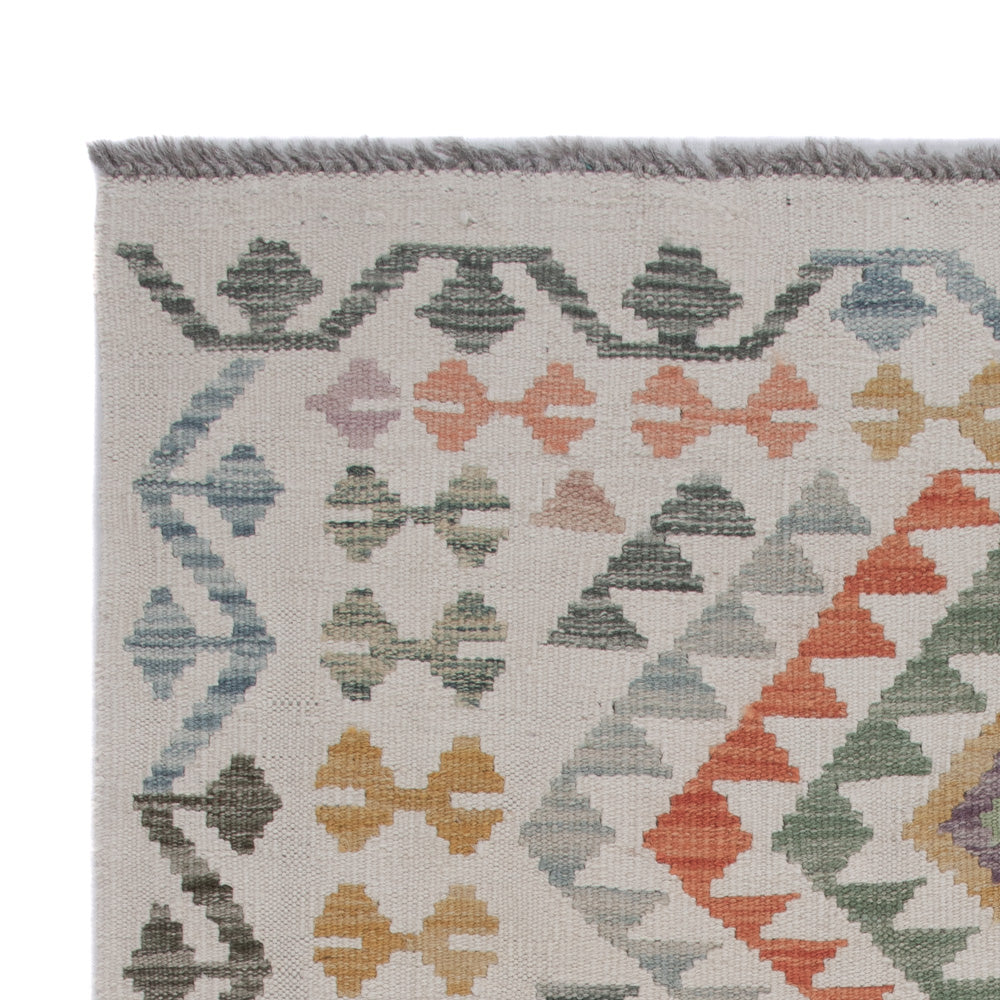 Kelim Rug - Splash - 134 x 87 cm - multicolored