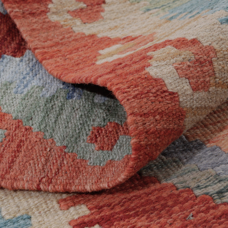 Kelim Rug - Splash - 131 x 80 cm - multicolored