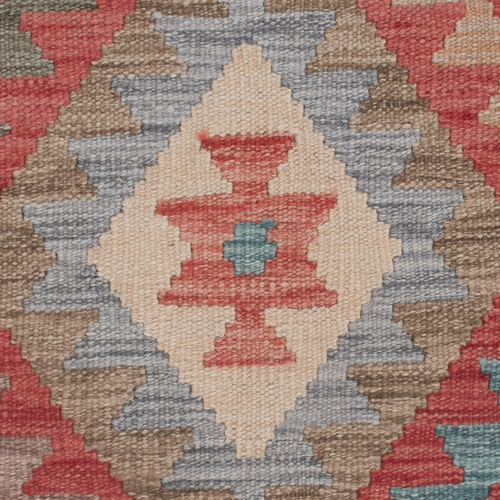 Kelim Rug - Splash - 147 x 77 cm - multicolored