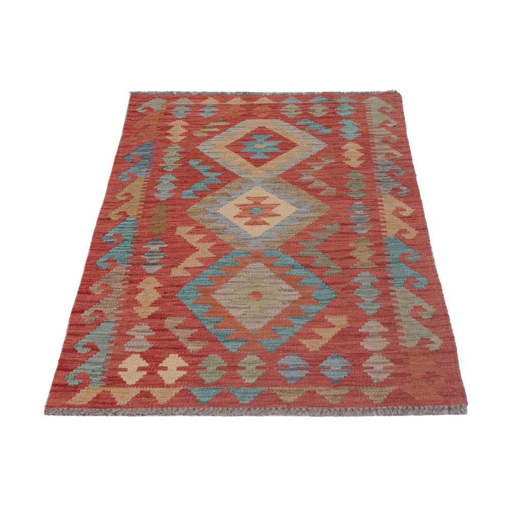 Kelim Rug - Splash - 147 x 77 cm - multicolored