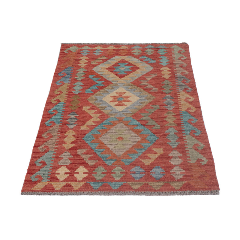 Kelim Rug - Splash - 147 x 77 cm - multicolored