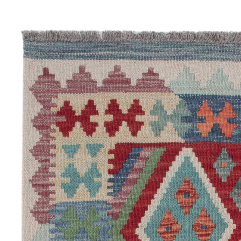 Kelim Rug - Splash - 131 x 85 cm - multicolored