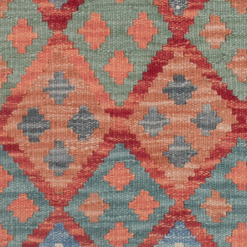 Kelim Rug - Splash - 126 x 100 cm - multicolored