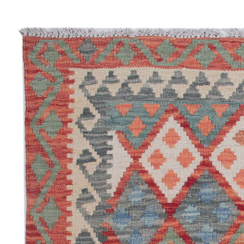 Kelim Rug - Splash - 126 x 100 cm - multicolored