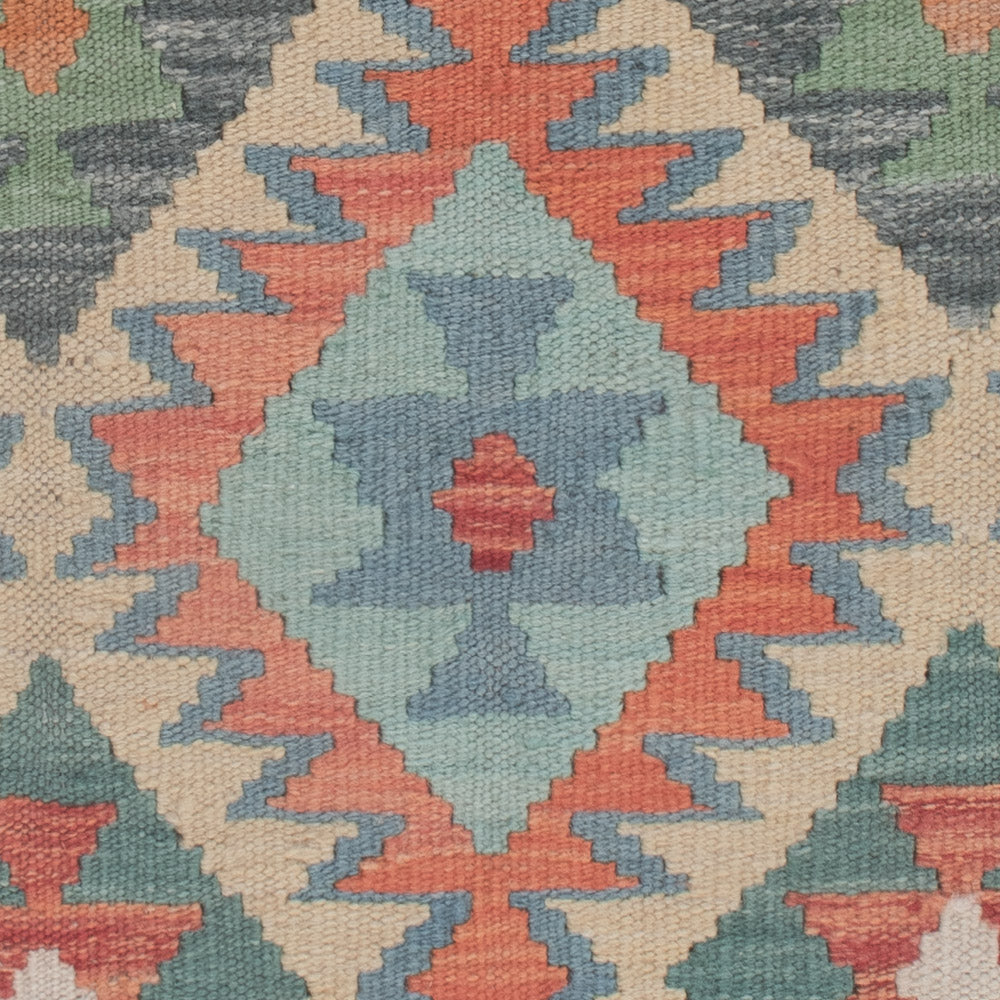 Kelim Teppich - Splash - 124 x 86 cm - mehrfarbig