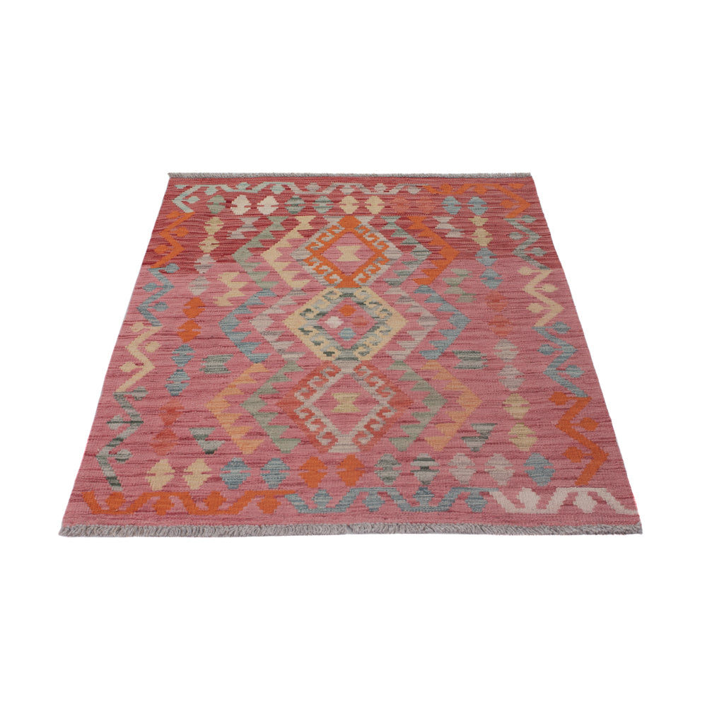 Kelim Rug - Splash - 127 x 86 cm - multicolored