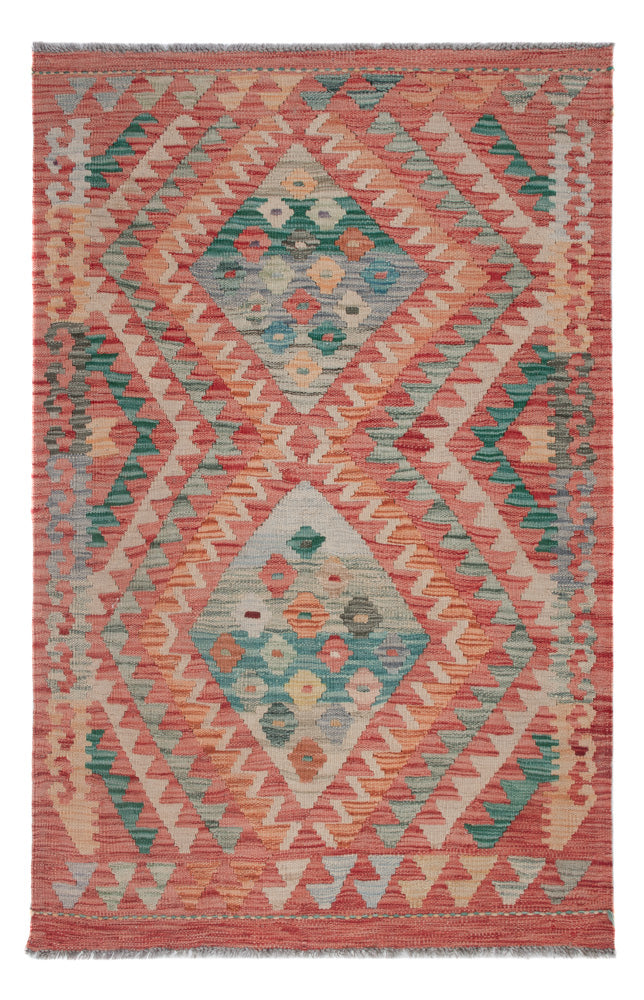Kelim Rug - Splash - 130 x 83 cm - multicolored