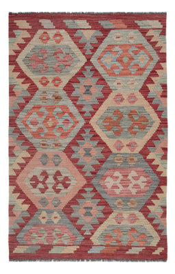 Kelim Rug - Splash - 122 x 80 cm - multicolored