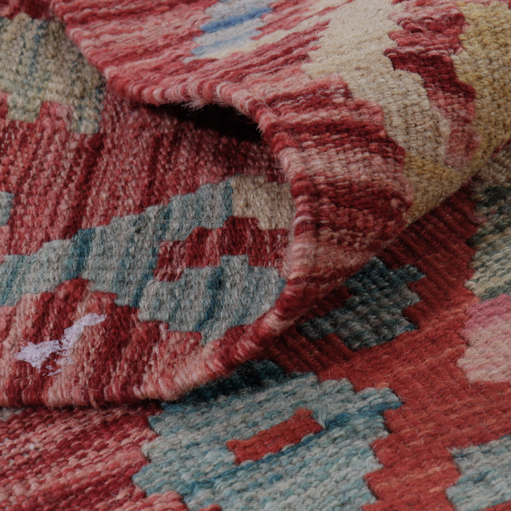 Kelim Rug - Splash - 131 x 81 cm - multicolored