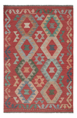 Kelim Rug - Splash - 124 x 81 cm - multicolored
