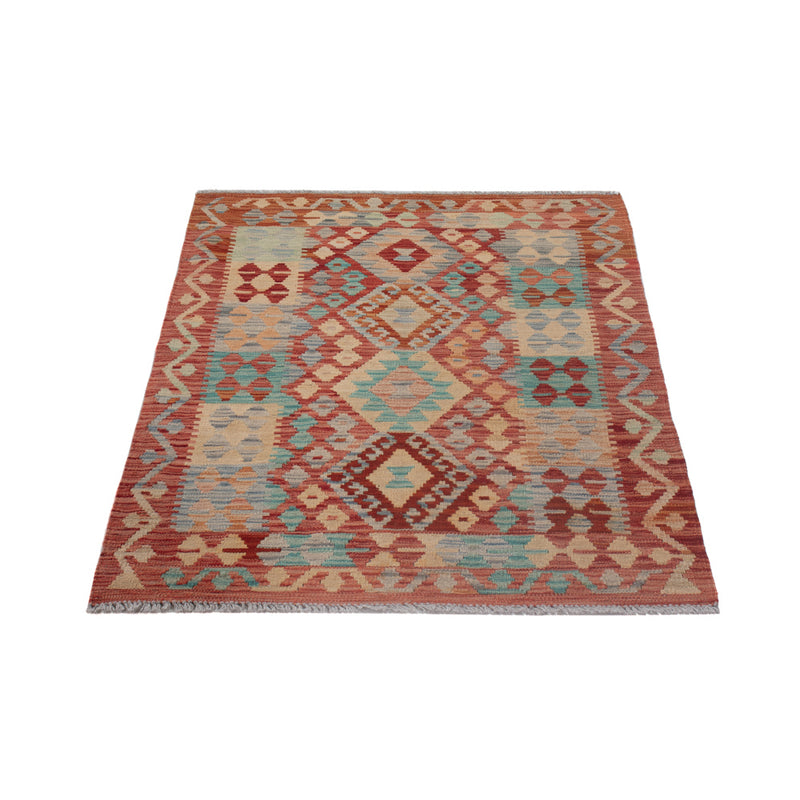 Kelim Rug - Splash - 127 x 88 cm - multicolored