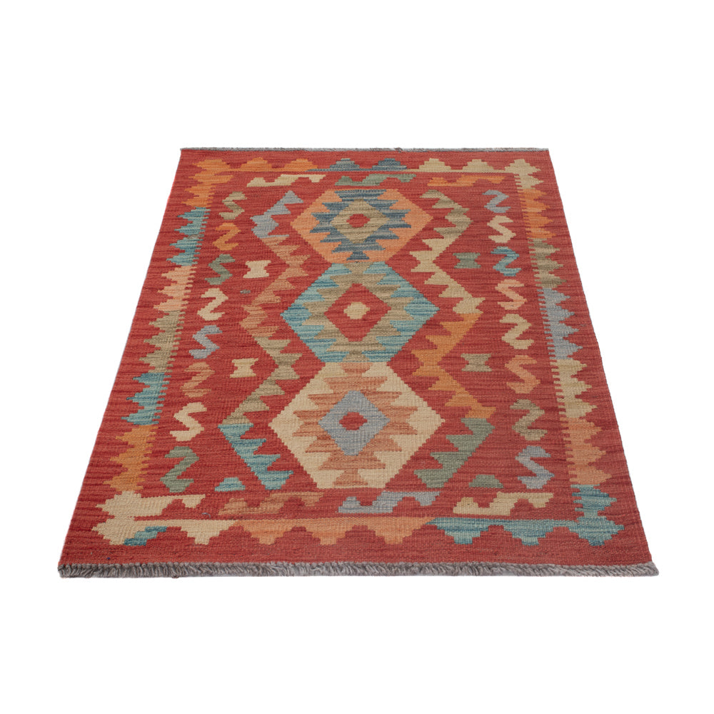 Kelim Teppich - Splash - 121 x 74 cm - mehrfarbig