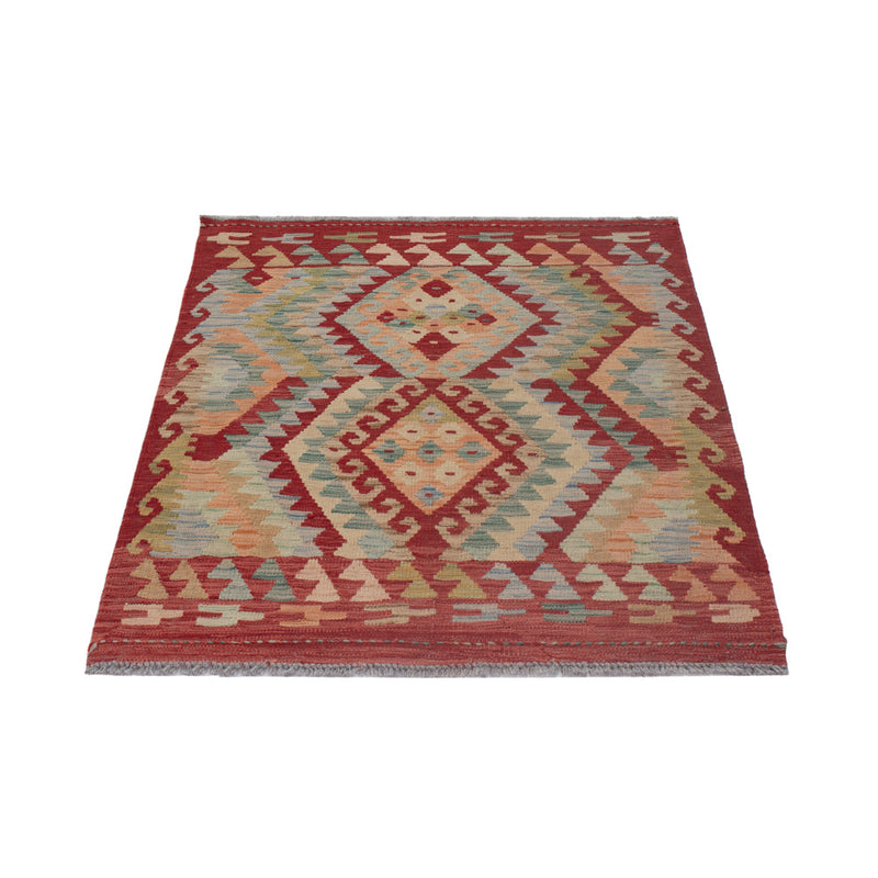 Kelim Teppich - Splash - 113 x 87 cm - mehrfarbig