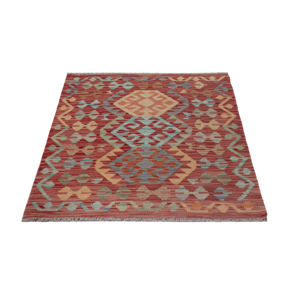 Kelim Rug - Splash - 117 x 81 cm - multicolored