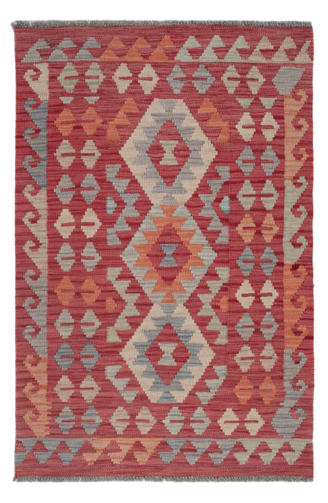 Kelim Rug - Splash - 119 x 82 cm - multicolored
