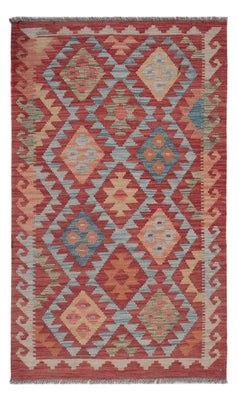 Kelim Rug - Splash - 131 x 80 cm - multicolored