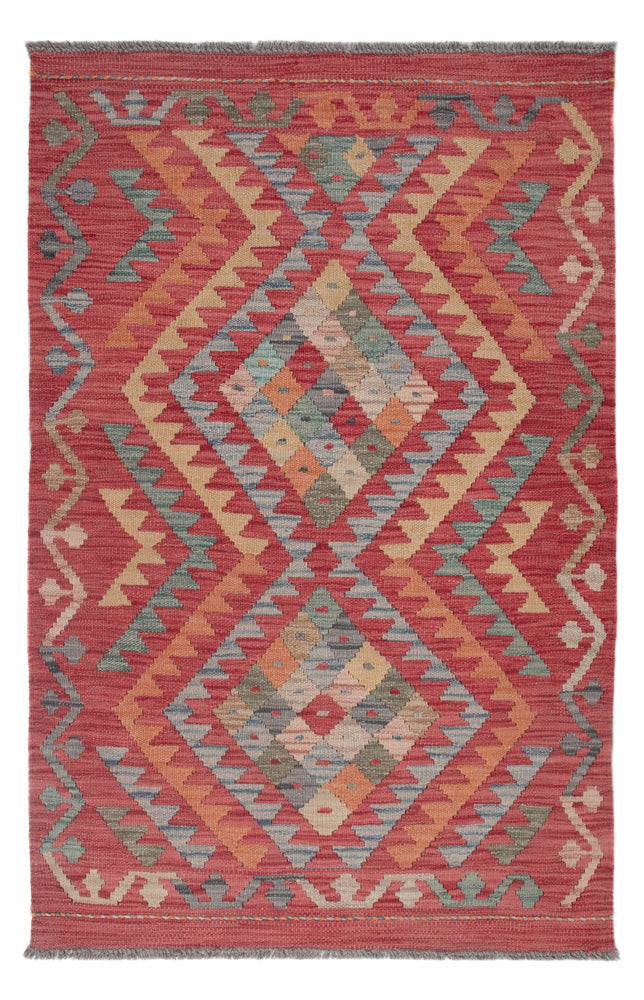 Kelim Rug - Splash - 128 x 81 cm - multicolored