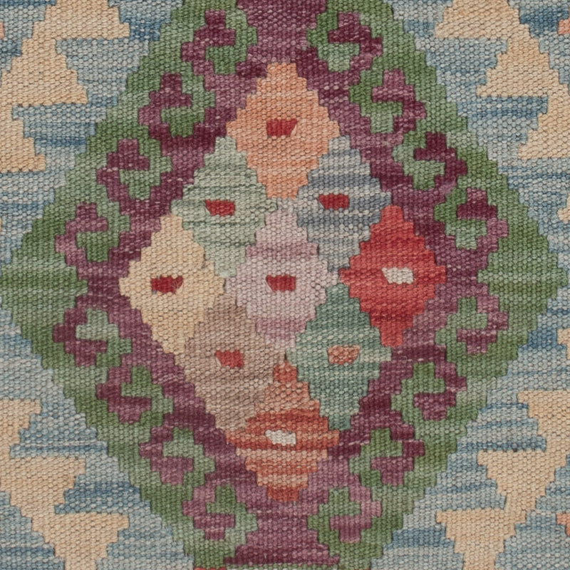 Kelim Rug - Splash - 128 x 89 cm - multicolored