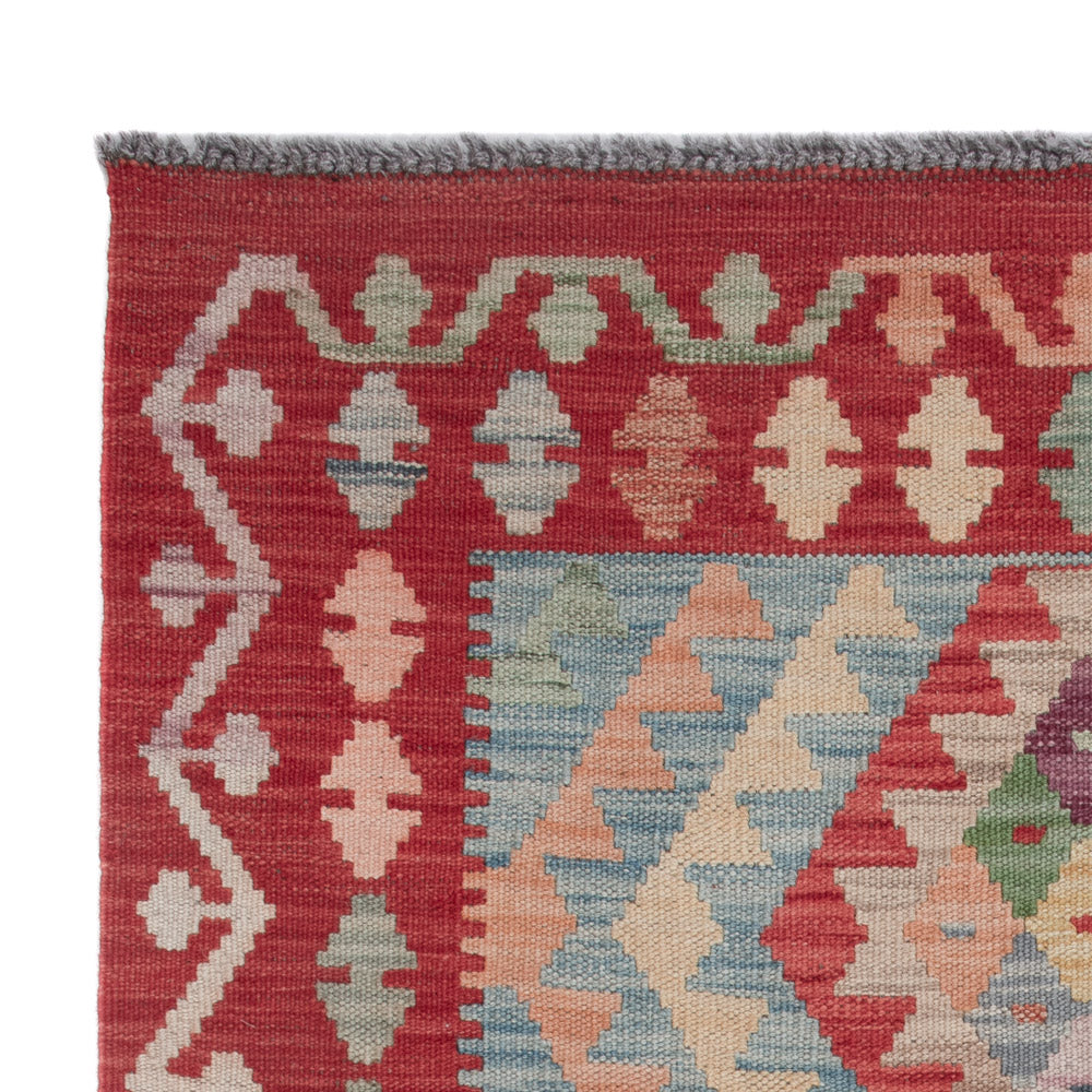 Kelim Rug - Splash - 128 x 89 cm - multicolored