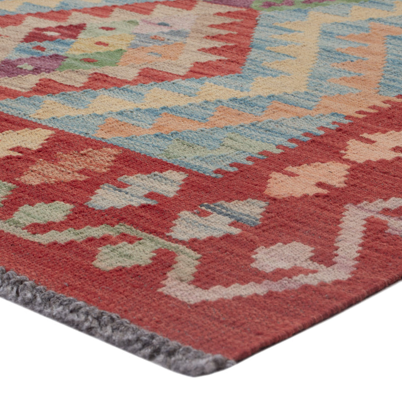 Kelim Rug - Splash - 128 x 89 cm - multicolored