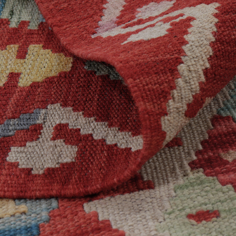 Kelim Rug - Splash - 128 x 89 cm - multicolored