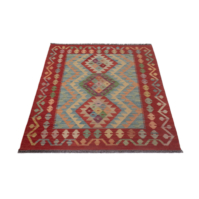 Kelim Rug - Splash - 128 x 89 cm - multicolored