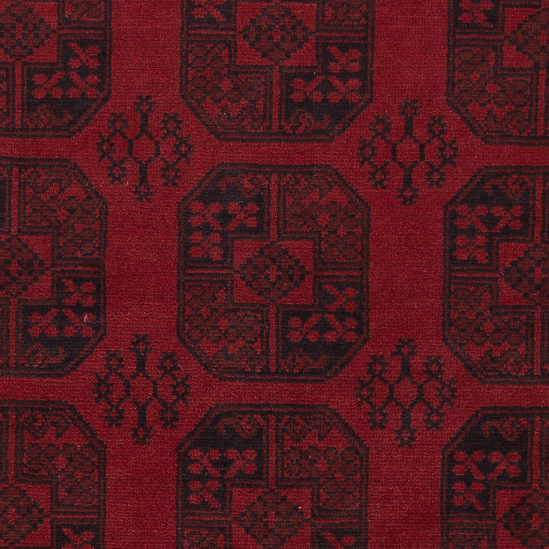 Afghan Rug - Filpa - 293 x 197 cm - dark red