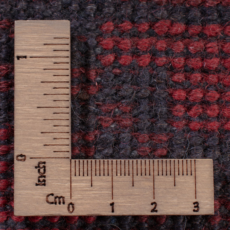 Afghan Rug - Filpa - 293 x 197 cm - dark red