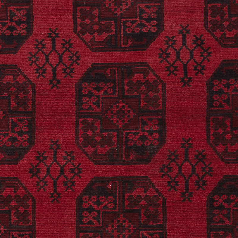 Afghan Rug - Filpa - 288 x 197 cm - dark red