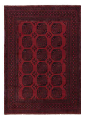 Afghan Rug - Filpa - 290 x 206 cm - dark red