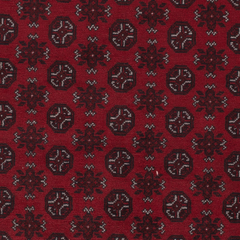 Afghan Rug - Filpa - 292 x 200 cm - dark red