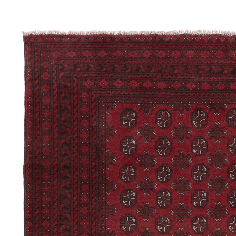 Afghan Rug - Filpa - 288 x 198 cm - dark red