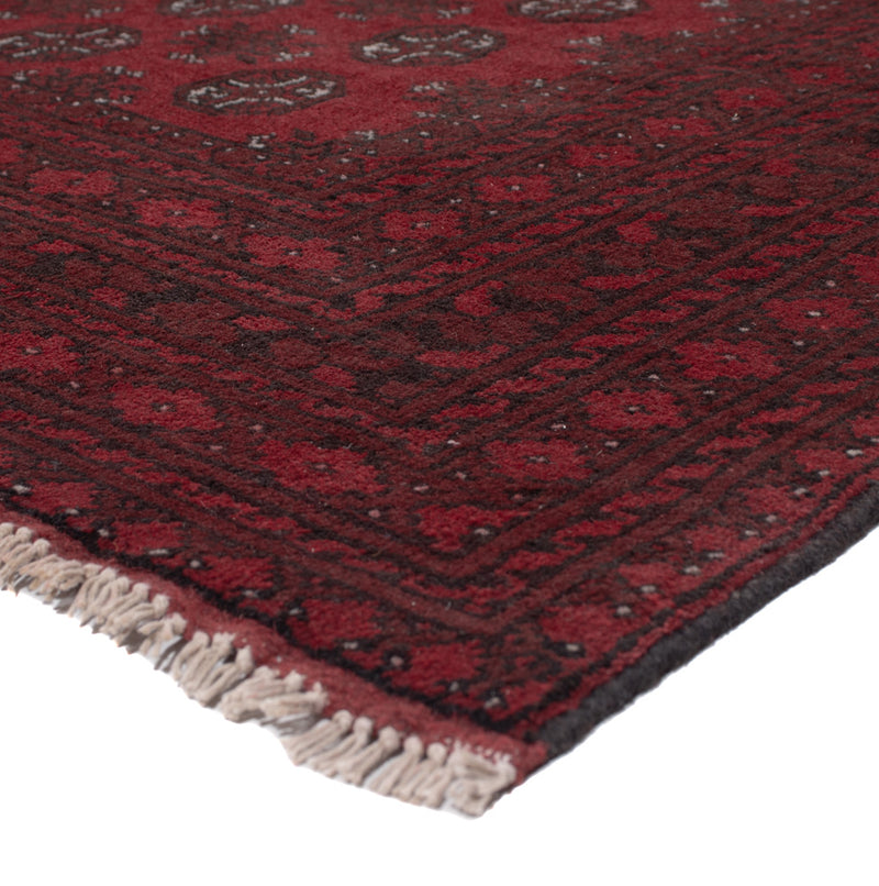 Afghan Rug - Filpa - 288 x 198 cm - dark red