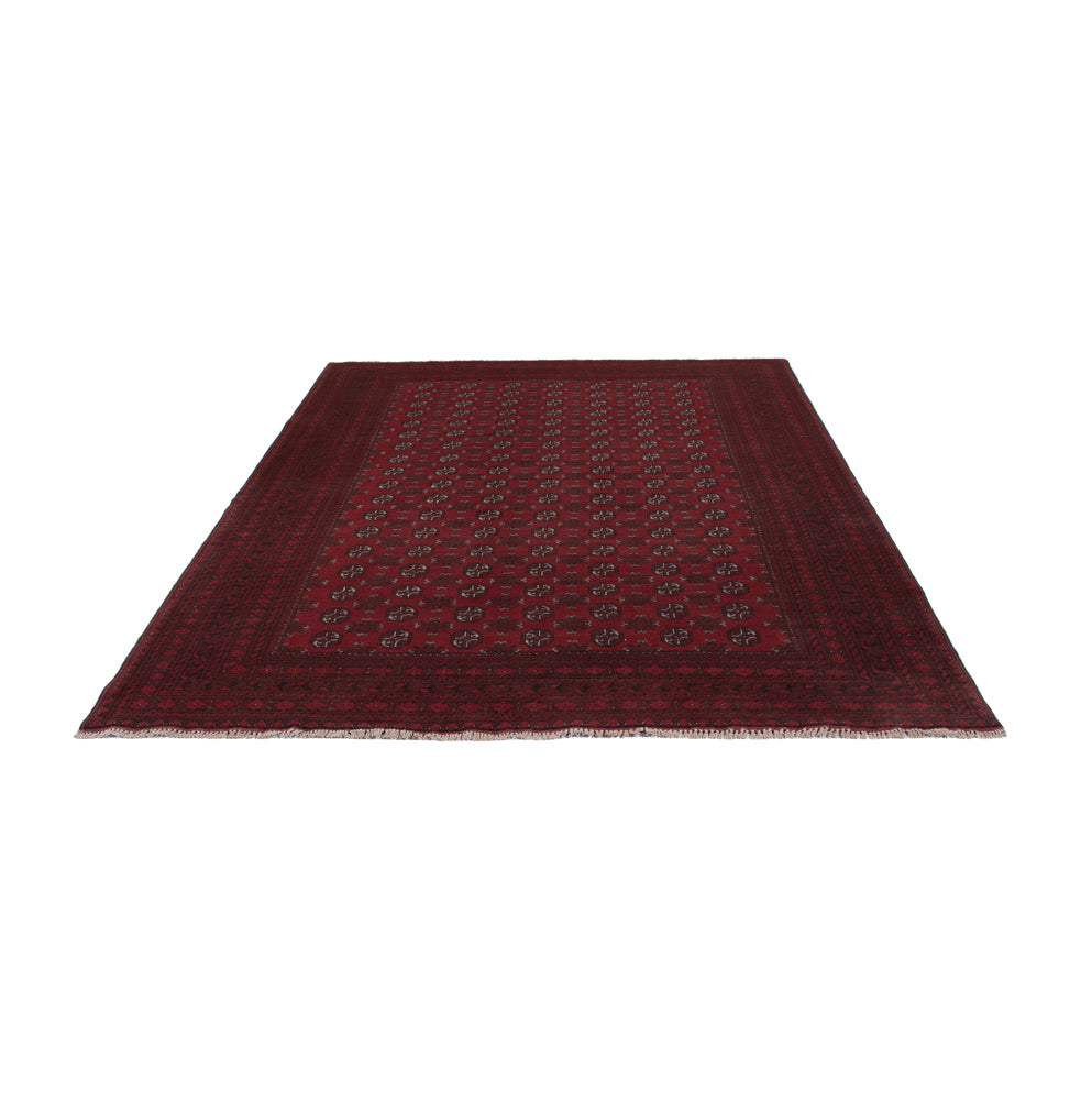 Afghan Rug - Filpa - 288 x 198 cm - dark red