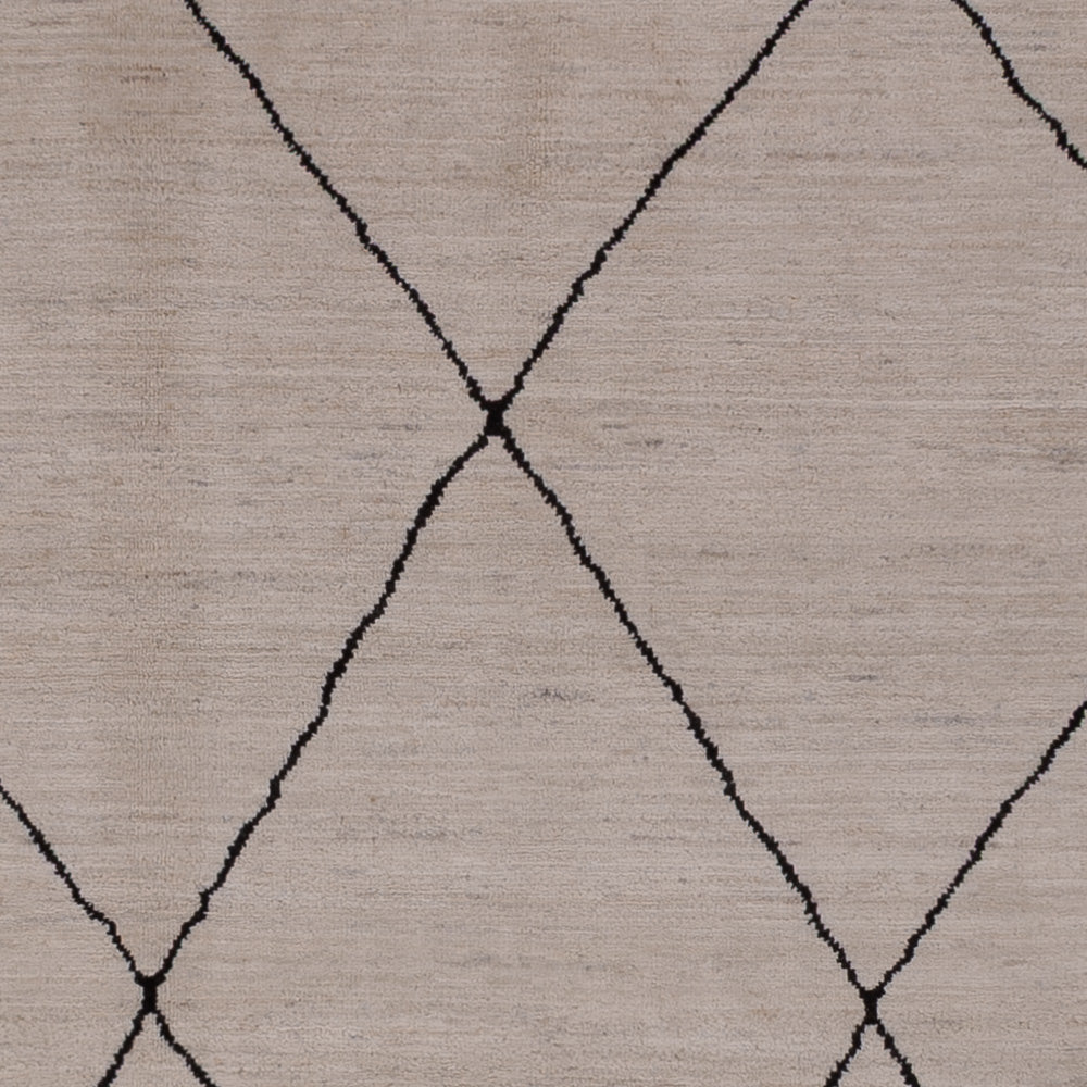 Berber Teppich - 345 x 247 cm - grau