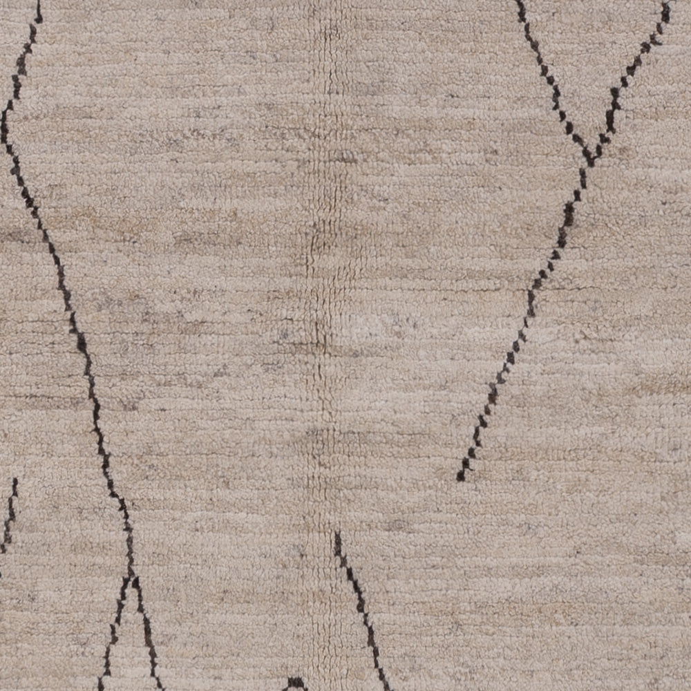 Berber Teppich - 239 x 172 cm - hellgrau