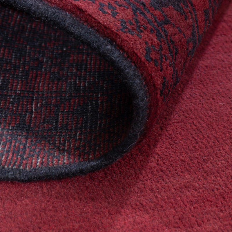 Afghan Rug - Filpa - 195 x 147 cm - red