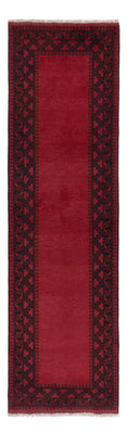 Runner Afghan Rug - Filpa - 293 x 80 cm - red